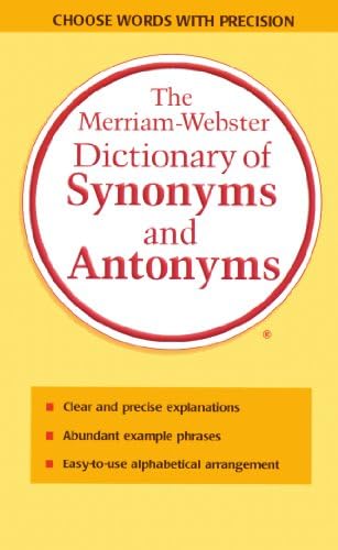 DICCIONARY SYNONYMS AND ANTONYMS